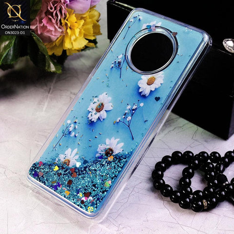 Infinix Note 7 Cover - Design 1 - Trendy Bling Liquid Glitter Soft Case
