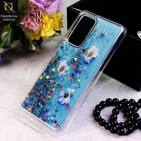 Xiaomi Mi 10T Cover - Design 1 - Trendy Bling Liquid Glitter Soft Case