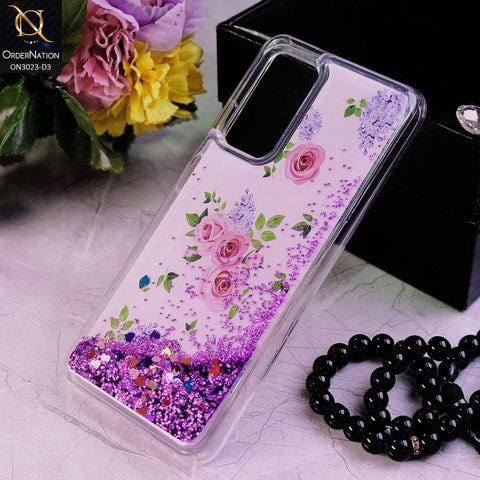 Xiaomi Mi 10T Cover - Design 3 - Trendy Bling Liquid Glitter Soft Case
