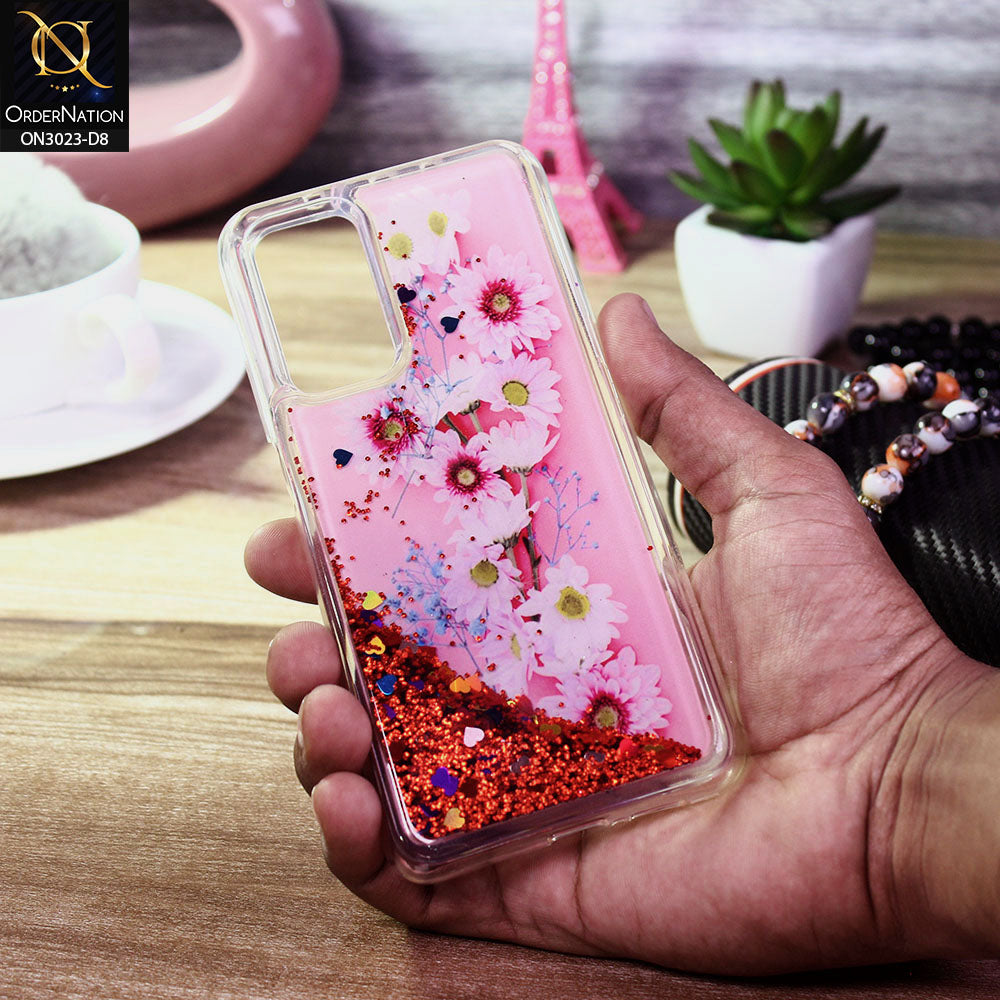 Xiaomi Mi 10T Pro Cover - Design 8 - Trendy Bling Liquid Glitter Soft Case