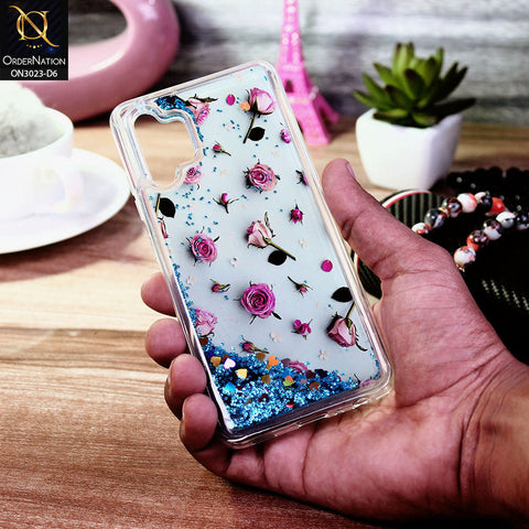 Samsung Galaxy A32 Cover - Design 6 - Trendy Bling Liquid Glitter Soft Case