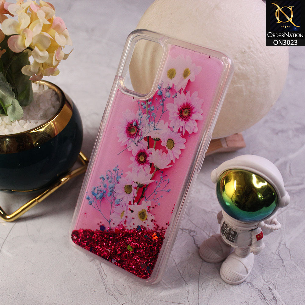Samsung Galaxy A52s 5G Cover - Design 10 - Trendy Bling Liquid Glitter Soft Case