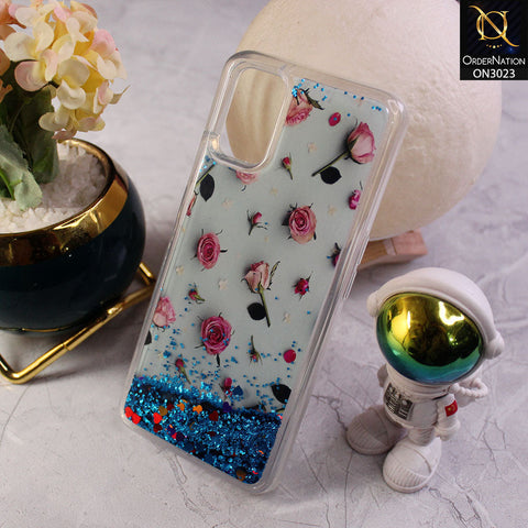 Samsung Galaxy A52 Cover - Design 6 - Trendy Bling Liquid Glitter Soft Case