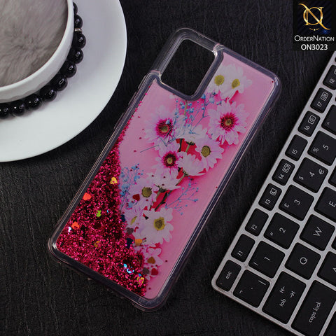 Vivo V20 Cover - Design 10 - Trendy Bling Liquid Glitter Soft Case