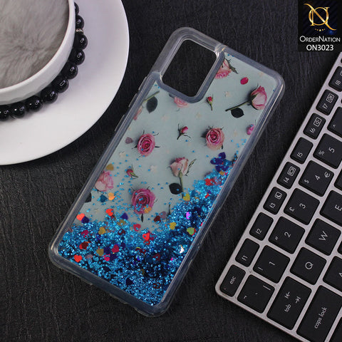 Vivo V20 Cover - Design 6 - Trendy Bling Liquid Glitter Soft Case
