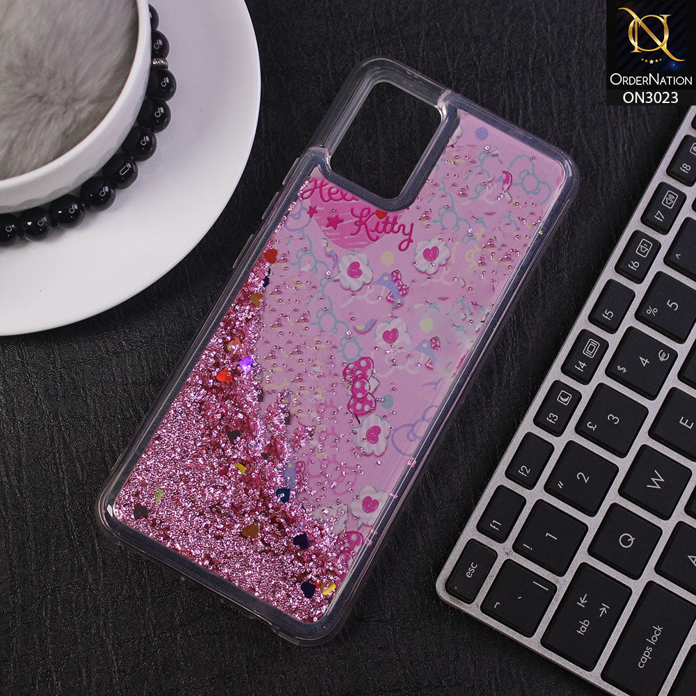 Vivo V20 Cover - Design 7 - Trendy Bling Liquid Glitter Soft Case