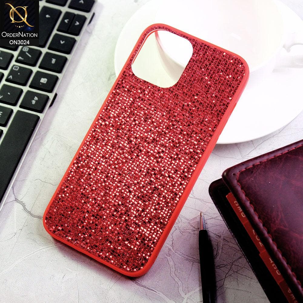 iPhone 11 Pro Max Cover - Red - New Sparkle Series Twinkle Soft Case