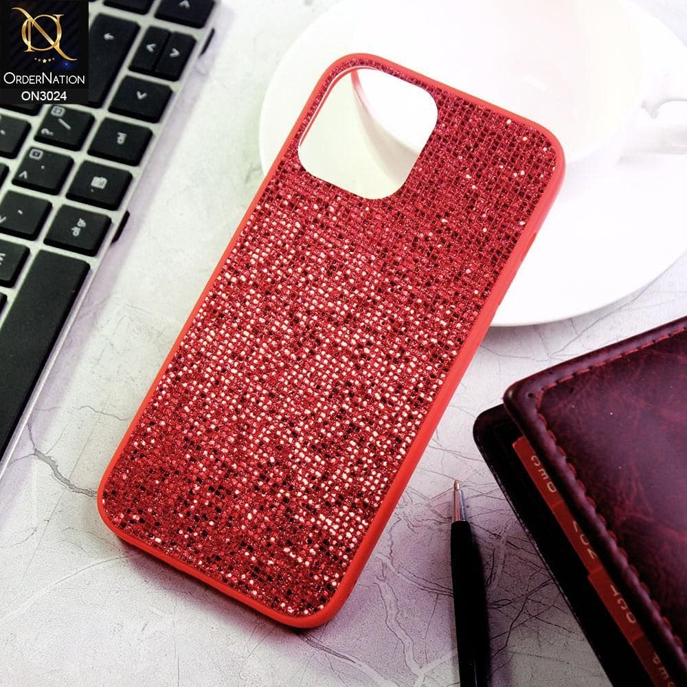 iPhone 12 Pro Max Cover - Red - New Sparkle Series Twinkle Soft Case