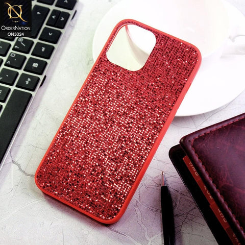 iPhone 12 Pro Max Cover - Red - New Sparkle Series Twinkle Soft Case