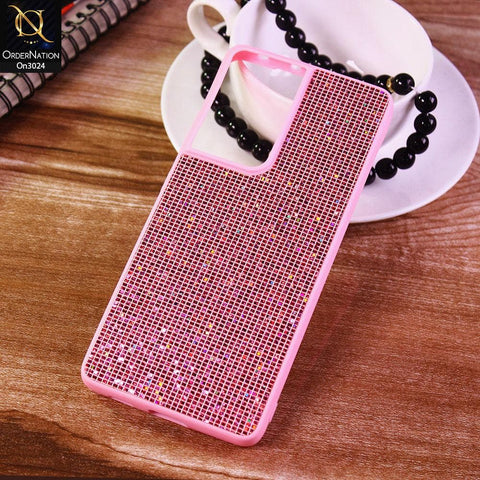 Samsung Galaxy S21 Ultra 5G - Pink - New Sparkle Series Twinkle Soft Case