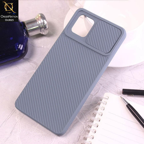 Samsung Galaxy Note 10 Lite Cover - Gray - Premium Quality Shock Proof Camera Slider Soft Case