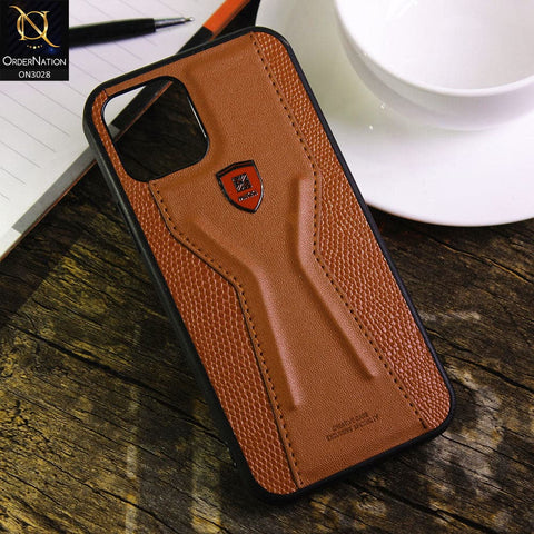 iPhone 12 Cover - Design 1 - Mikki Leather Stitched Soft Borders Exclusive Case