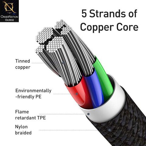 Baseus Cafule Metal USB Type-C To iPhone PD 20W Fast Charging Cable 2M