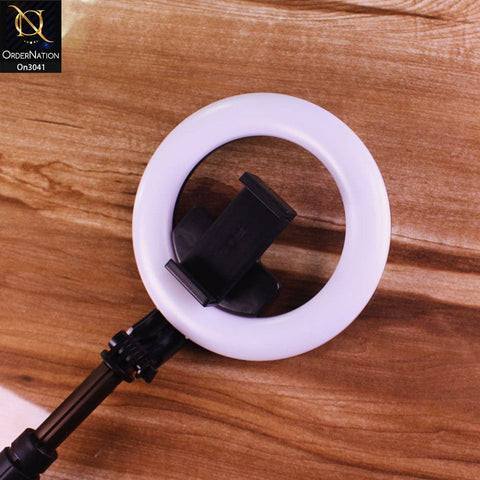 Black - 26cm - A18 Ring Lamp 360 Degree Motion Sensor Object Tracking Bracker Fill Light
