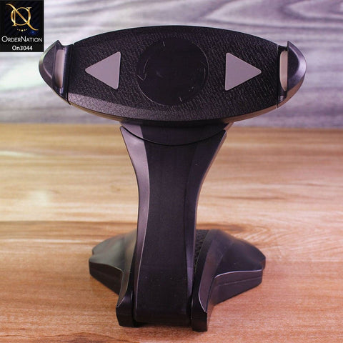 Black - S088 - Universal 360 Rotation Desk Tablet Mount Stand