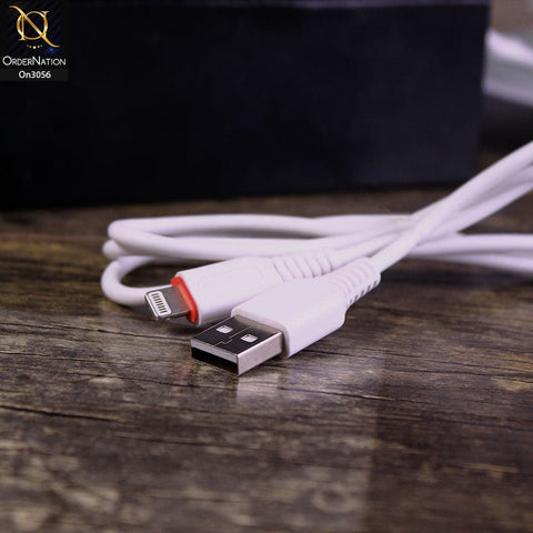 White - Ox power - 011C - 3A Lightning Premium Quality Smart Cable