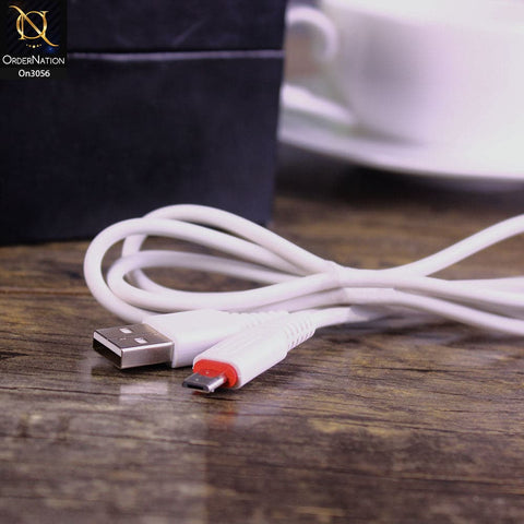 White - Ox power - 011C - 3A Micro Premium Quality Smart Cable