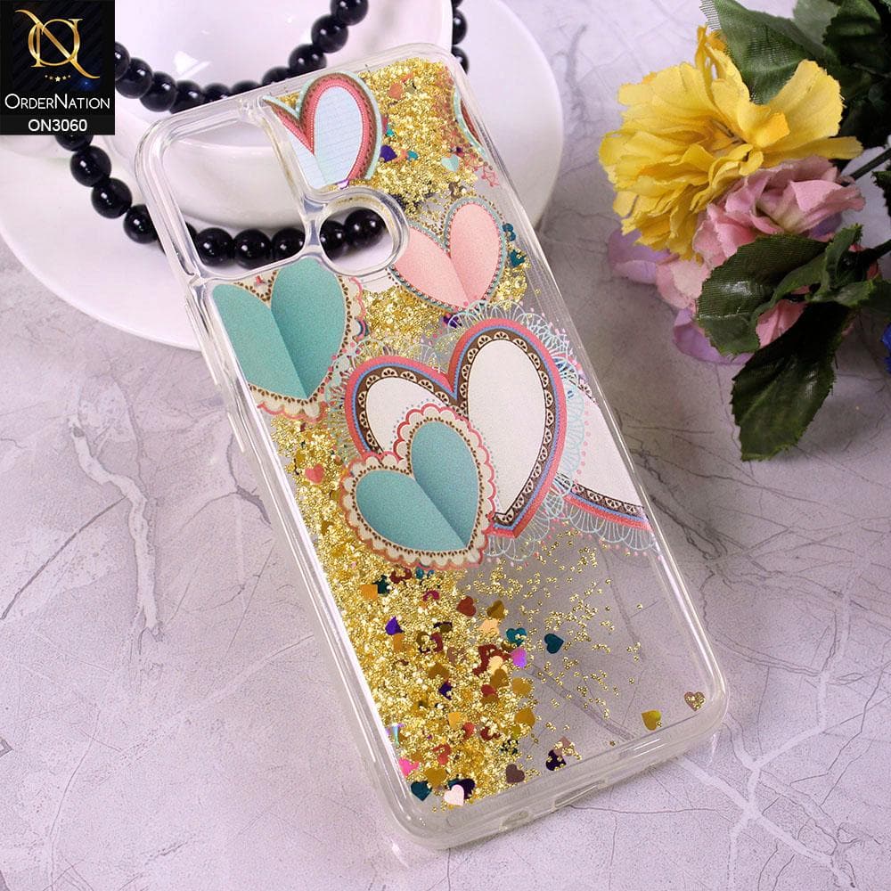 Infinix Hot 10 Play Cover - Design 2 - Trendy Moving Liquid Glitter Shine Soft Borders Case