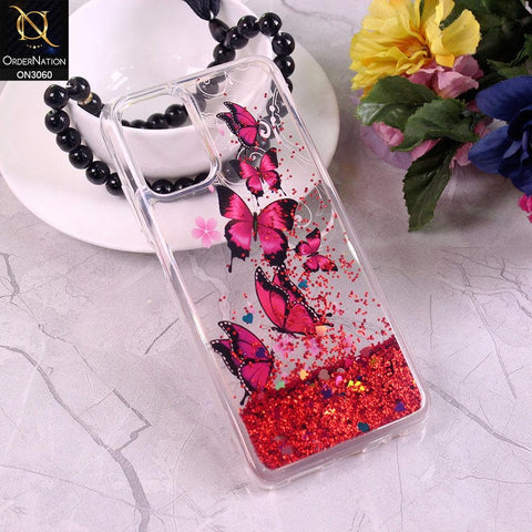 Xiaomi Redmi Note 10 Pro Cover - Design 4 - Trendy Moving Liquid Glitter Shine Soft Borders Case