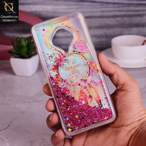 Vivo S1 Pro Cover - Design 11 - Trendy Moving Liquid Glitter Shine Soft Borders Case