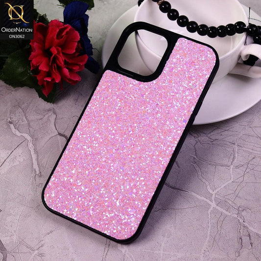 iPhone 11 Pro Max Cover - Purple - Sparking Rhinestones Glitter Bling Soft Border Case