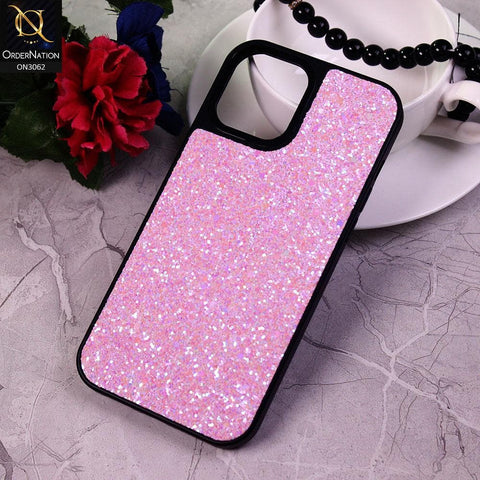 iPhone 11 Pro Max Cover - Purple - Sparking Rhinestones Glitter Bling Soft Border Case