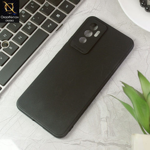 Vivo V23e Cover - Black - Carbon Fiber Camera Protection Soft Case