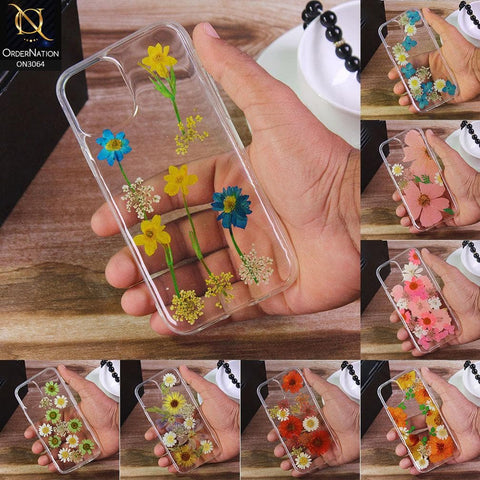 iPhone 12 Cover - Design 2 - Dry Flower Soft Silicone Transparent Case