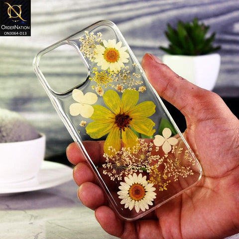 iPhone 11 Pro Max Cover - Design 13 - Dry Flower Soft Silicone Transparent Case