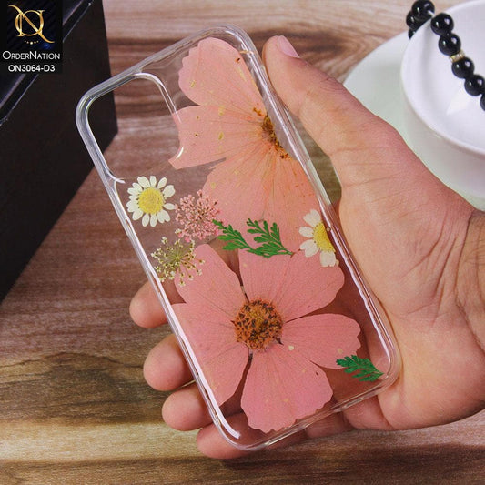 iPhone 11 Pro Max Cover - Design 3 - Dry Flower Soft Silicone Transparent Case