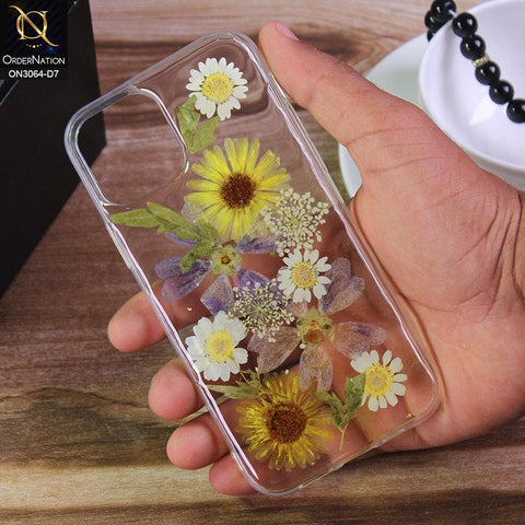 iPhone 11 Pro Max Cover - Design 7 - Dry Flower Soft Silicone Transparent Case