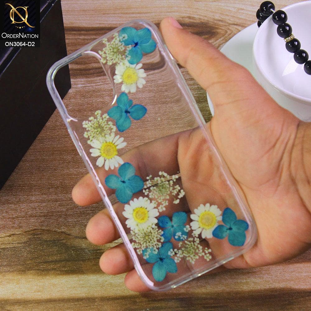 iPhone 12 Cover - Design 2 - Dry Flower Soft Silicone Transparent Case