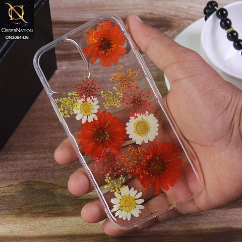 iPhone 12 Pro Cover - Design 6 - Dry Flower Soft Silicone Transparent Case