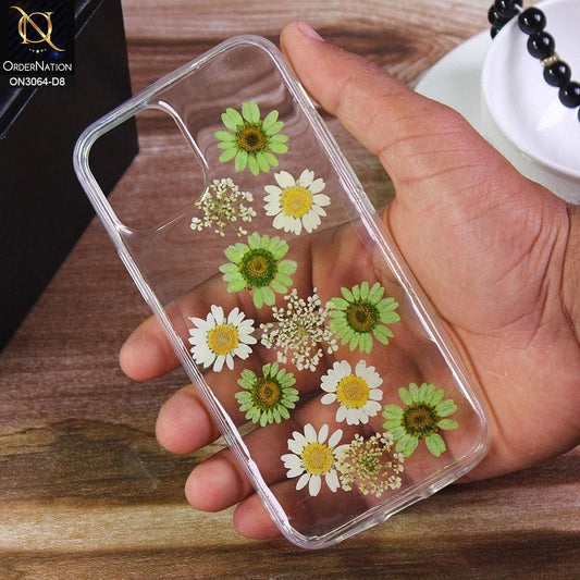 iPhone 12 Pro Cover - Design 8 - Dry Flower Soft Silicone Transparent Case
