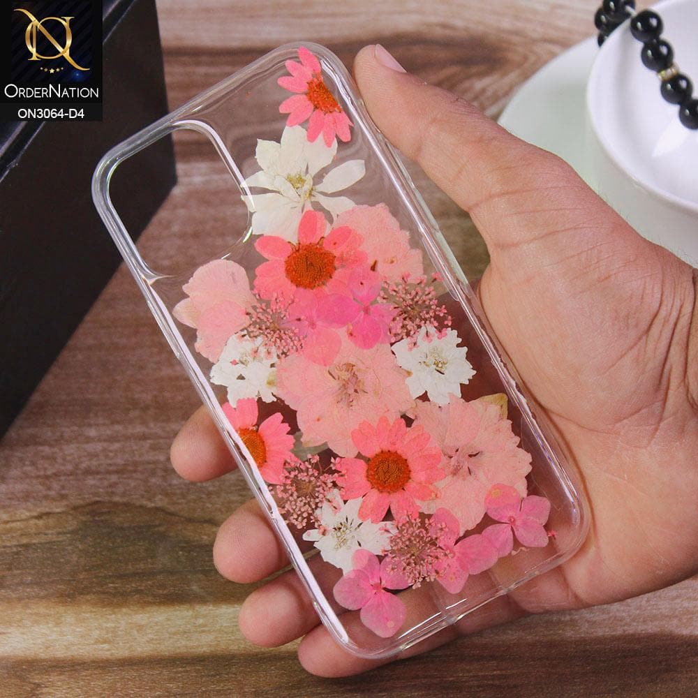 iPhone 12 Pro Max Cover - Design 4 - Dry Flower Soft Silicone Transparent Case