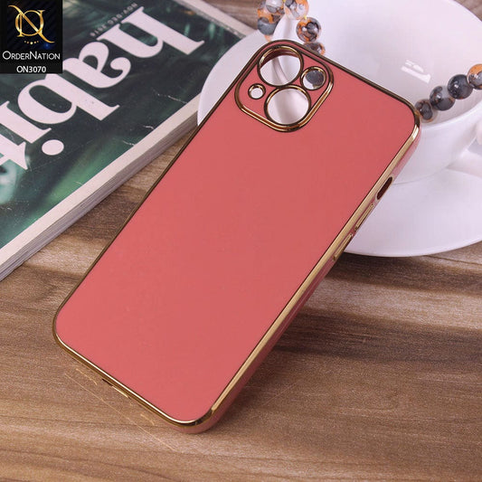 iPhone 13 Pro Cover - Red - Electroplating Silk Shiny Soft Case With Camera Protection