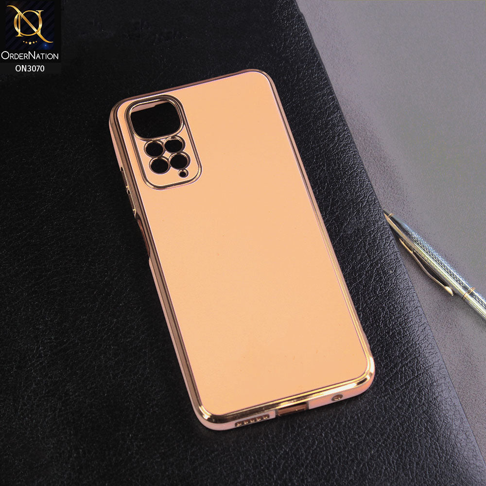 Xiaomi Redmi Note 11E Pro Cover - Pink - Electroplating Silk Shiny Soft Case With Camera Protection