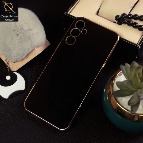 Samsung Galaxy A14 5G Cover - Black - Side Colour Borders camera Protection Soft TPU Transparent Case