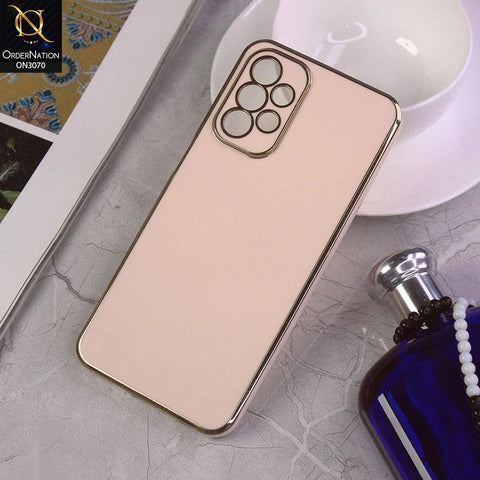 Samsung Galaxy A23 Cover - Pink - Electroplating Silk Shiny Soft Case With Camera Protection