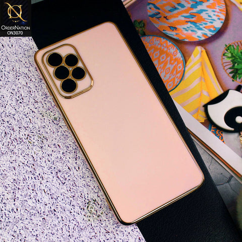 Samsung Galaxy A23 5G Cover - Rose Gold - Side Colour Borders camera Protection Soft TPU Transparent Case