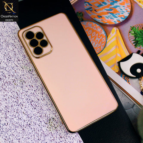 Samsung Galaxy A53 5G Cover - Rose Gold - Side Colour Borders camera Protection Soft TPU Transparent Case