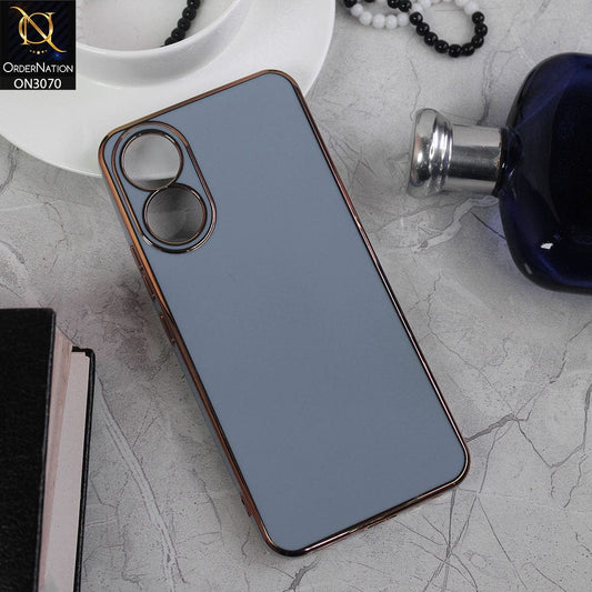 Vivo Y02s Cover - Carolina Blue - Side Colour Borders camera Protection Soft TPU Transparent Case