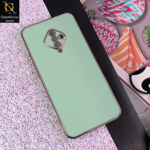 Vivo Y51 (2020 September) Cover - Aqua - Side Colour Borders camera Protection Soft TPU Transparent Case