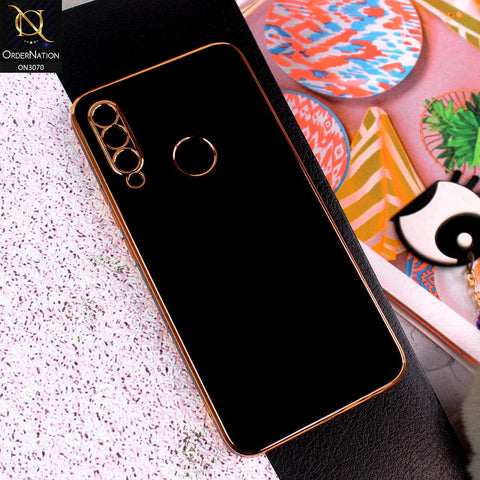 Huawei Y9 Prime 2019 Cover - Black - Side Colour Borders camera Protection Soft TPU Transparent Case