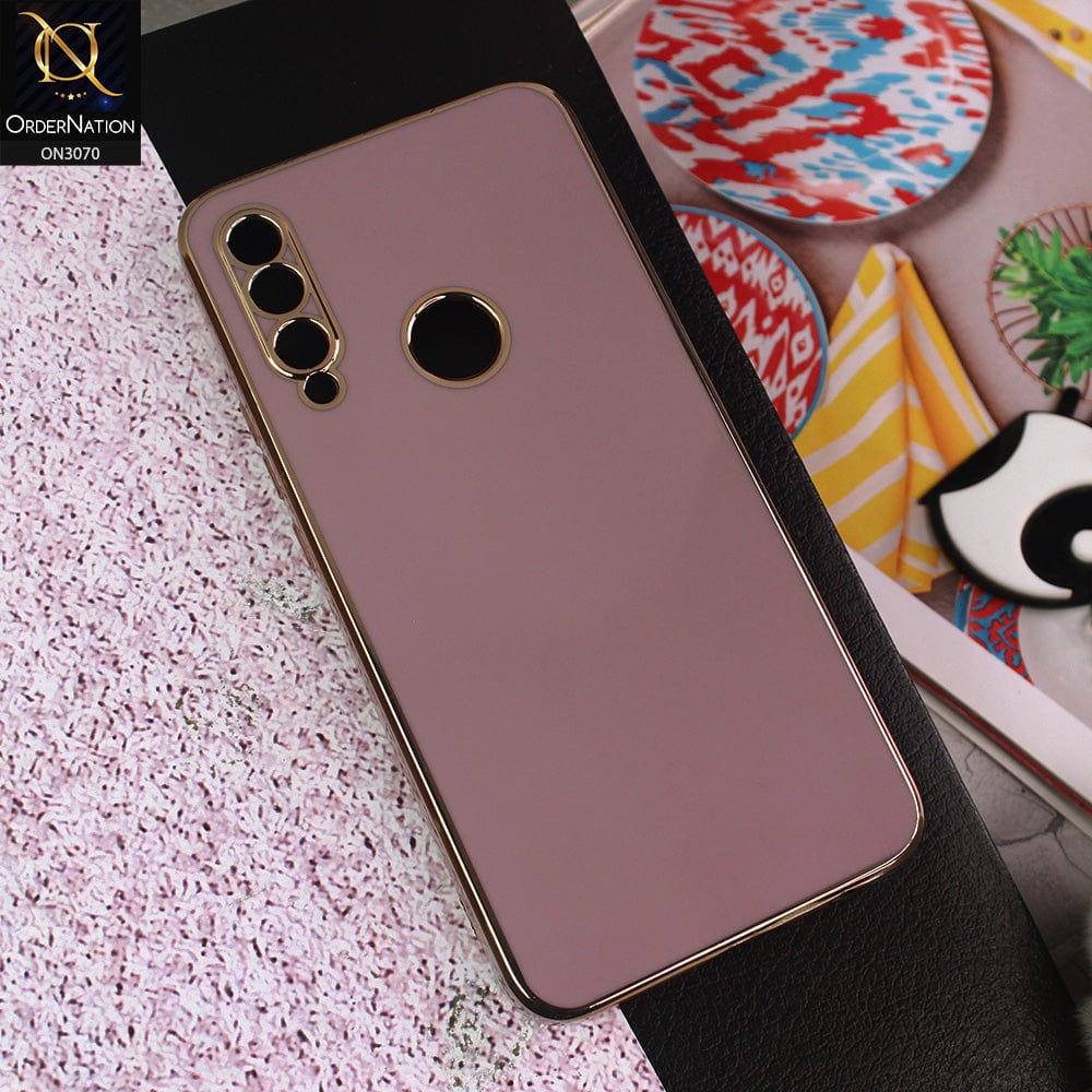 Honor 9X Cover - Mauve - Side Colour Borders camera Protection Soft TPU Transparent Case