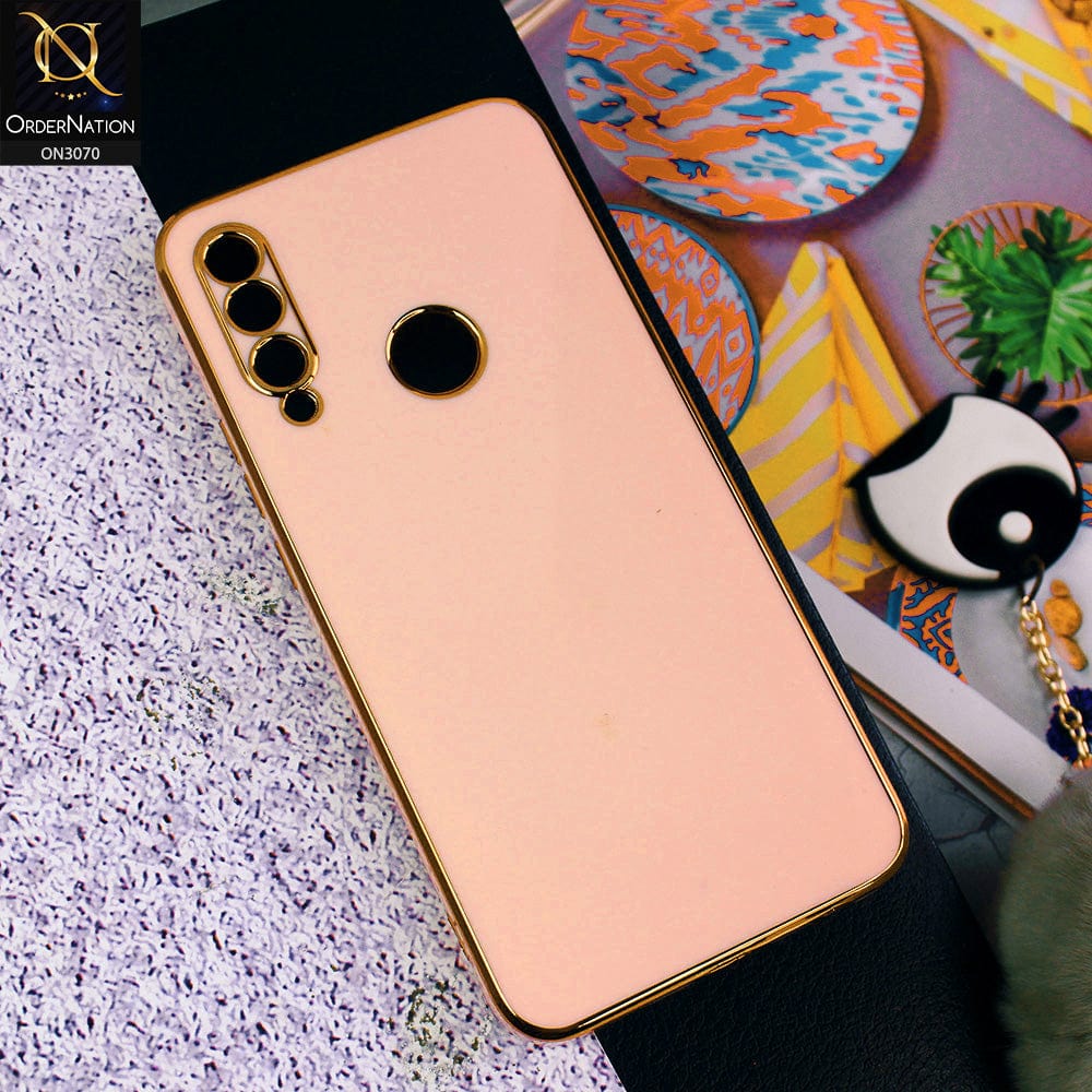 Honor 9X Cover - Rose Gold - Side Colour Borders camera Protection Soft TPU Transparent Case
