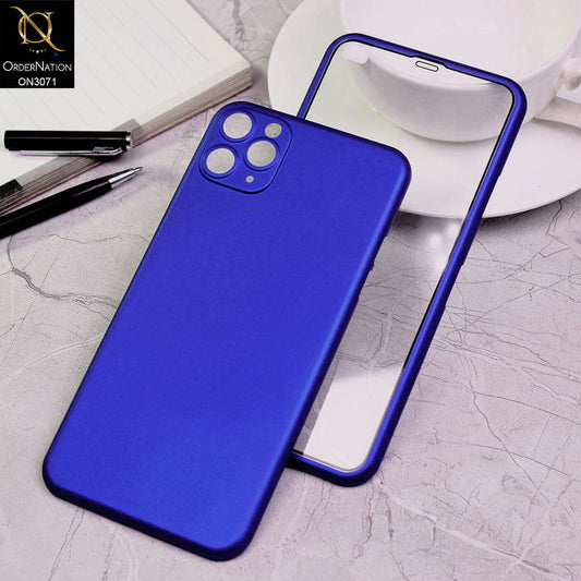 iPhone 11 Pro Max Cover - Royal Blue - Ultra Thin Full Body Coverage Protective Matte Soft Case