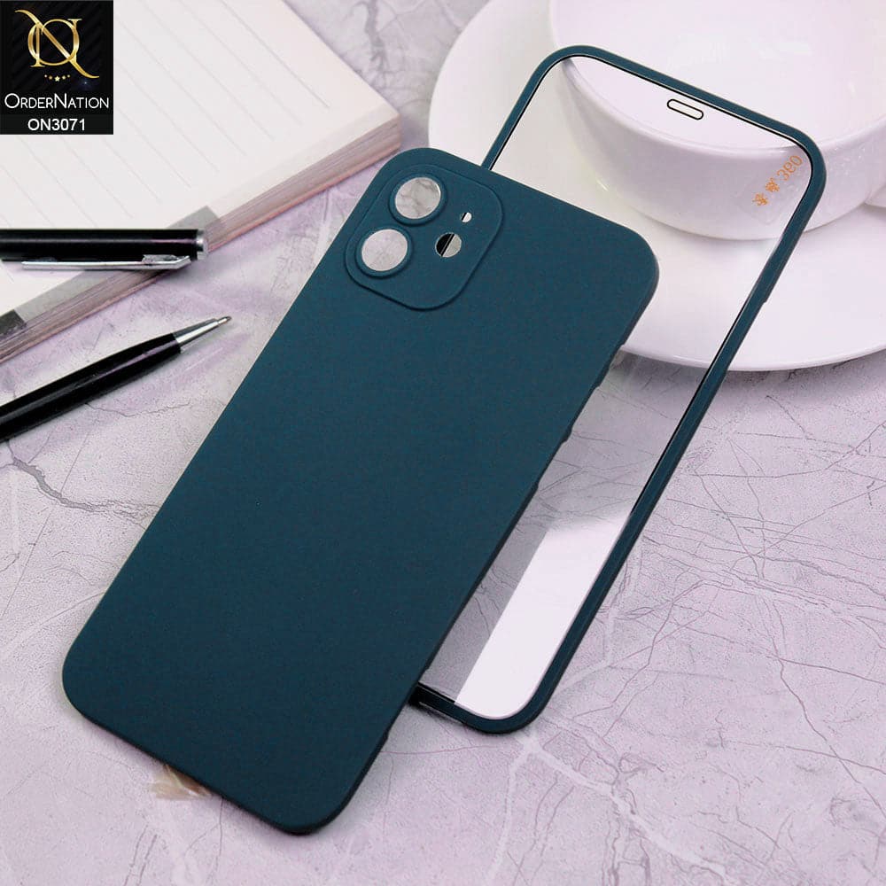 iPhone 12 Cover - Phantom Blue - Ultra Thin Full Body Coverage Protective Matte Soft Case