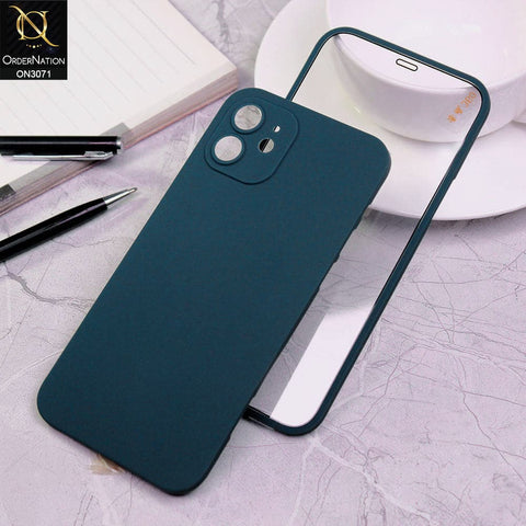 iPhone 12 Cover - Phantom Blue - Ultra Thin Full Body Coverage Protective Matte Soft Case