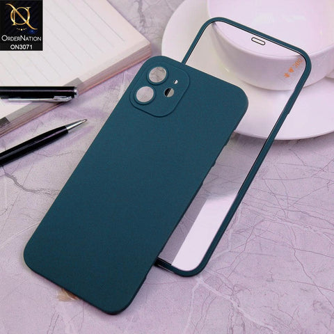iPhone 12 Cover - Phantom Blue - Ultra Thin Full Body Coverage Protective Matte Soft Case